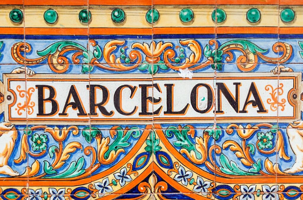 Barcelone, capitale de l'Espagne